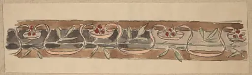 Study for a Border Design, by Charles Sprague Pearce