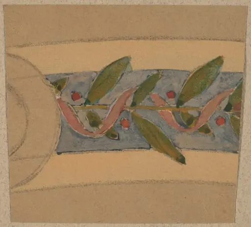Study for a Border Design, by Charles Sprague Pearce