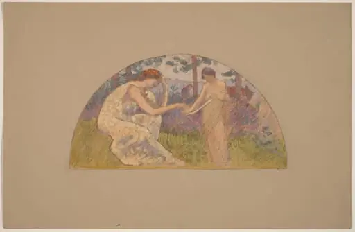 Study for a Lunette, by Charles Sprague Pearce
