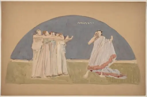 Study for a Lunette, by Charles Sprague Pearce