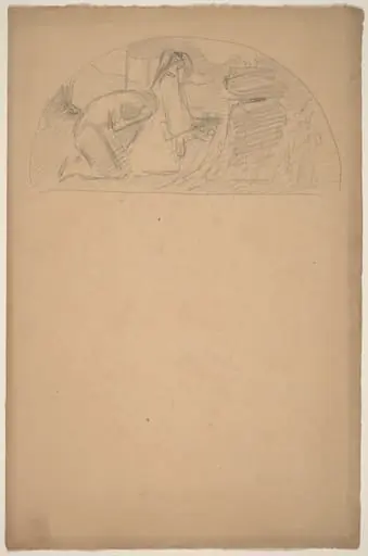 Study for a Lunette, by Charles Sprague Pearce