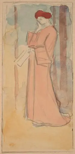 Study for a Panel, by Charles Sprague Pearce