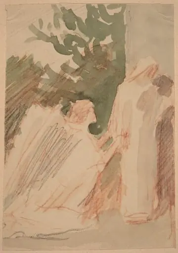 Study for a Panel, by Charles Sprague Pearce