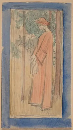Study for a Panel, by Charles Sprague Pearce