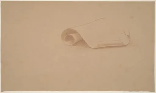 Study of a Scroll, by Charles Sprague Pearce