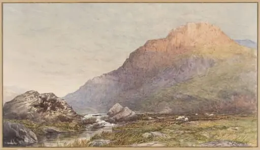 The Trifaen, Llyn Ogwen, by Charles Stuart Millard
