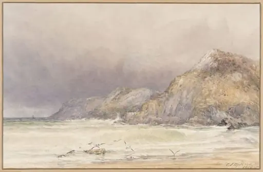 View on the Welsh Coast, by Charles Stuart Millard