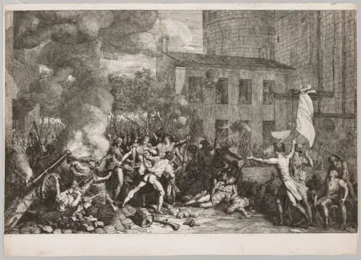 The Storming of the Bastille, July 14, 1789, by Charles Thévenin