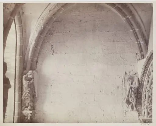 Cathedral, Santiago, Spain, Portico de la Gloria, Sculpture on North wall, by Charles Thurston Thompson