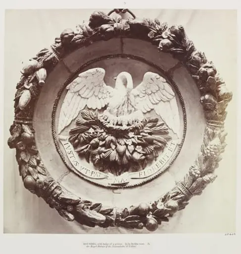 Roundel, Badge of a pelican, Palace of Necessidades, Lisbon