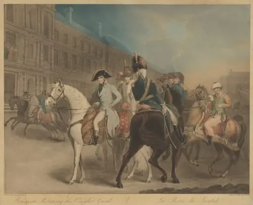 Bonaparte Reviewing the Consular Guard (La Revue du Quintidi), by Charles Turner