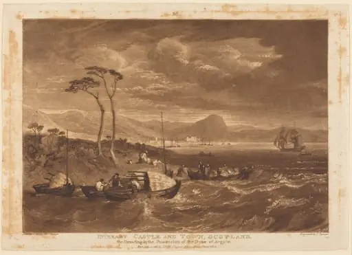 Inverary Castle and Town, by Charles Turner