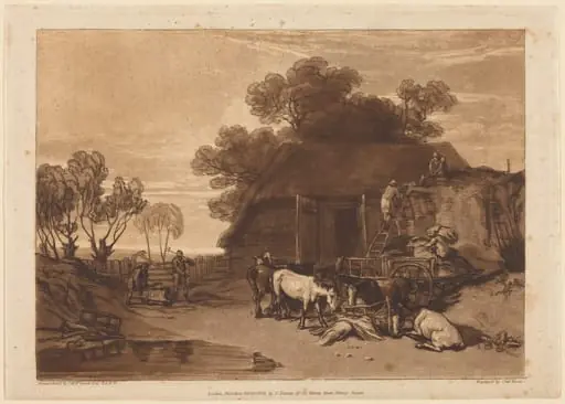 The Straw Yard, by Charles Turner