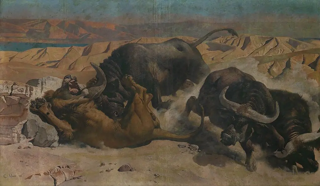 Defending the Herd, by Charles Verlat