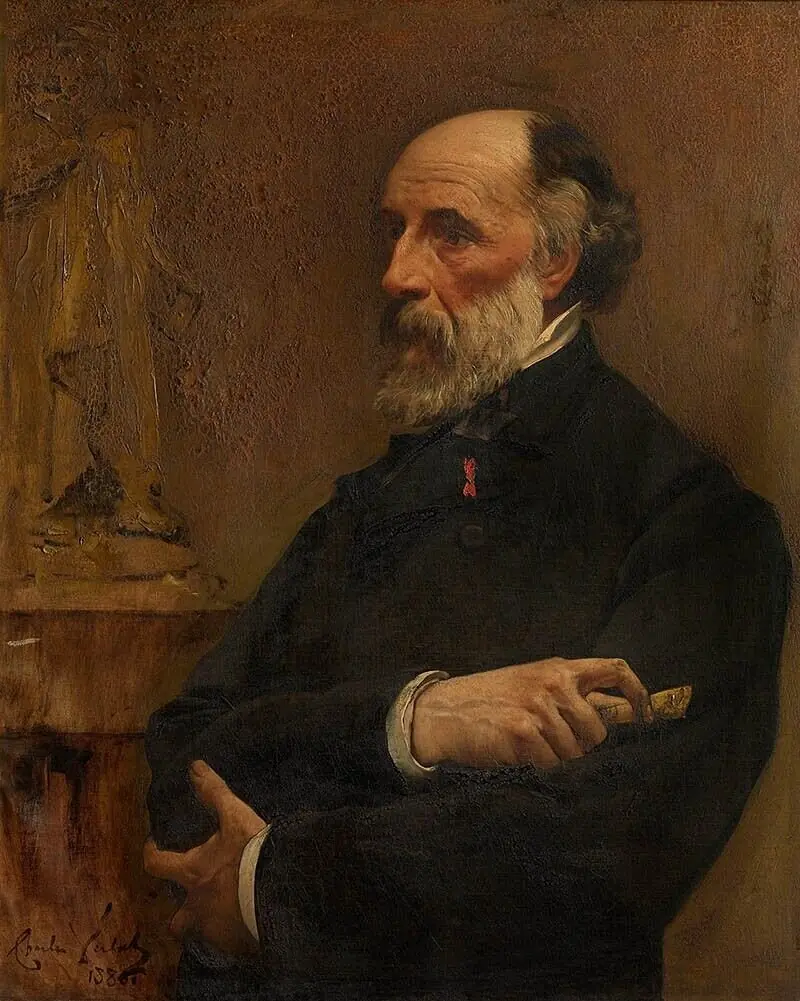 Portrait of the sculptor Jacques De Braekeleer, by Charles Verlat