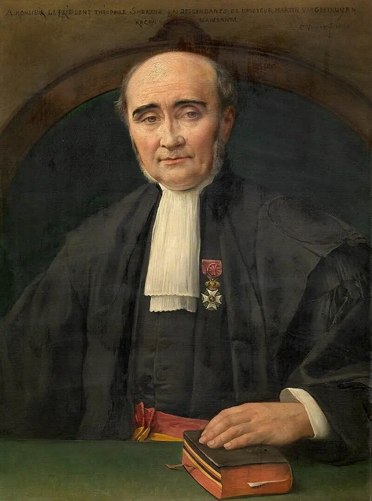 Portrait of Théophile Smekens, by Charles Verlat