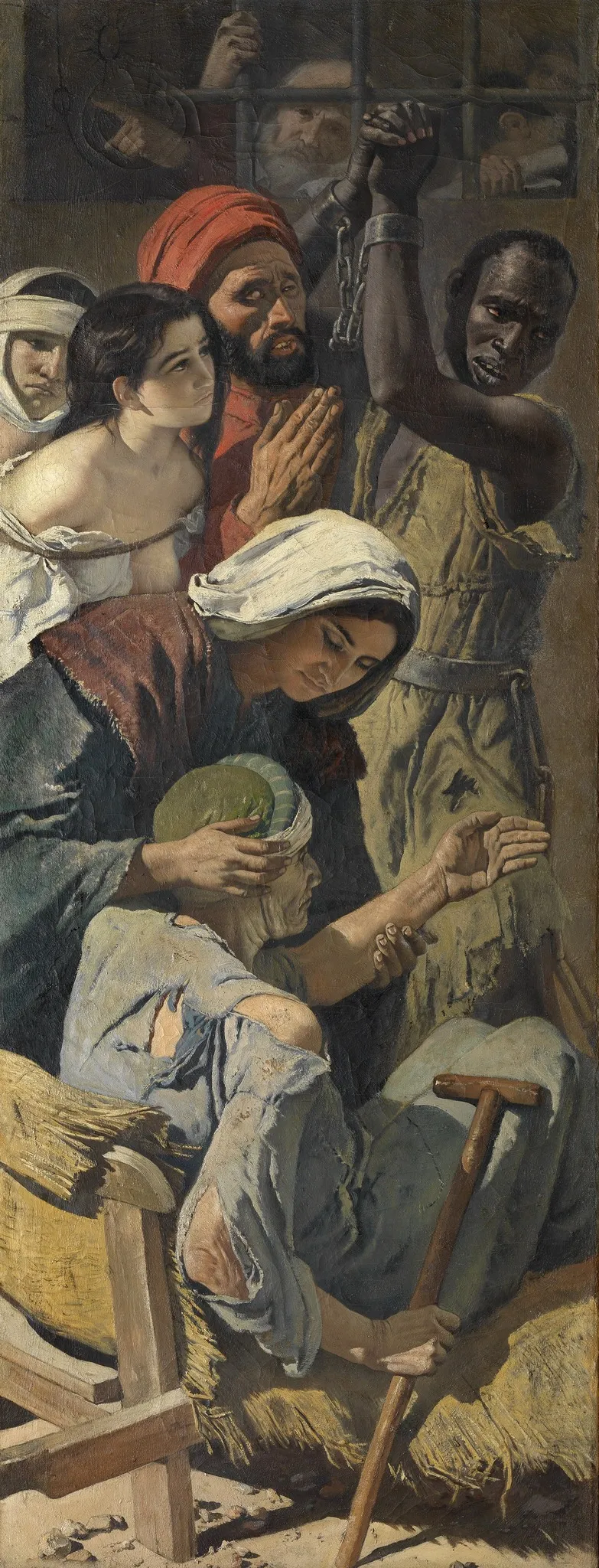 The Persecuted, the Enslaved, the Unfortunates, by Charles Verlat, oil, 1889