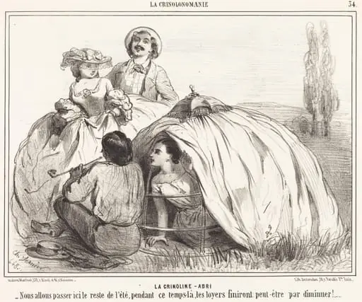 La Crinoline-Abri, by Charles Vernier
