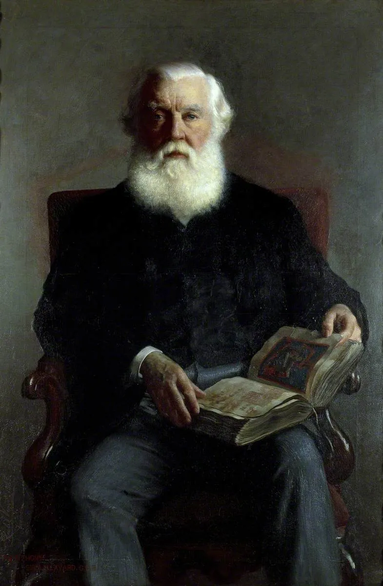 Sir Austen Henry Layard (1817–1894), by Charles Vigor, oil, 1893