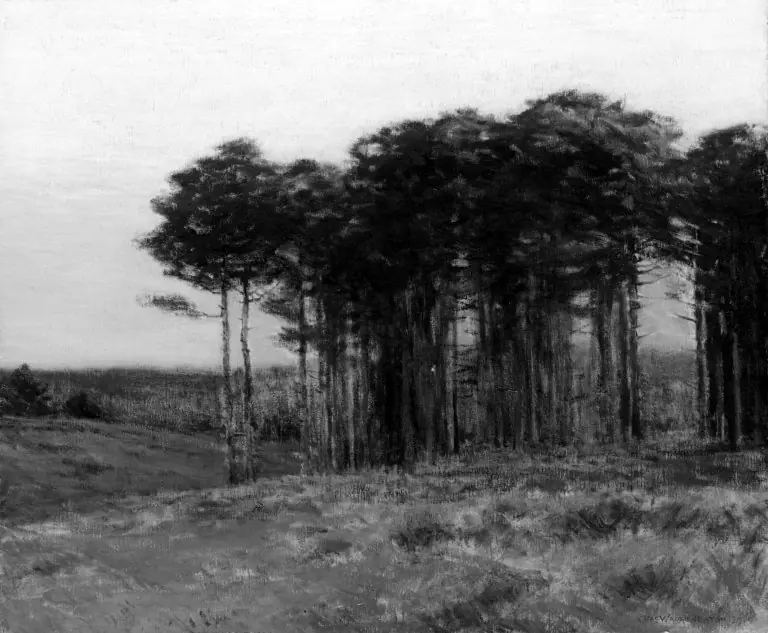 Connecticut Pines, by Charles Warren Eaton