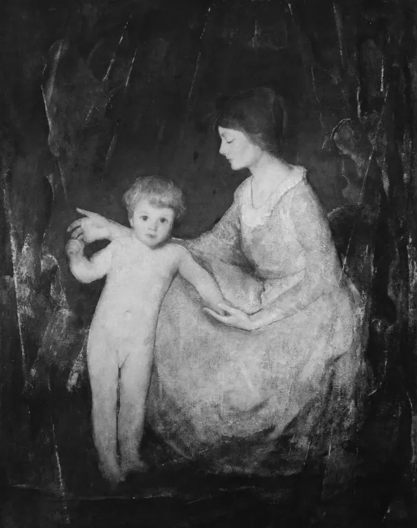 The Child, by Charles Webster Hawthorne, oil, 1920