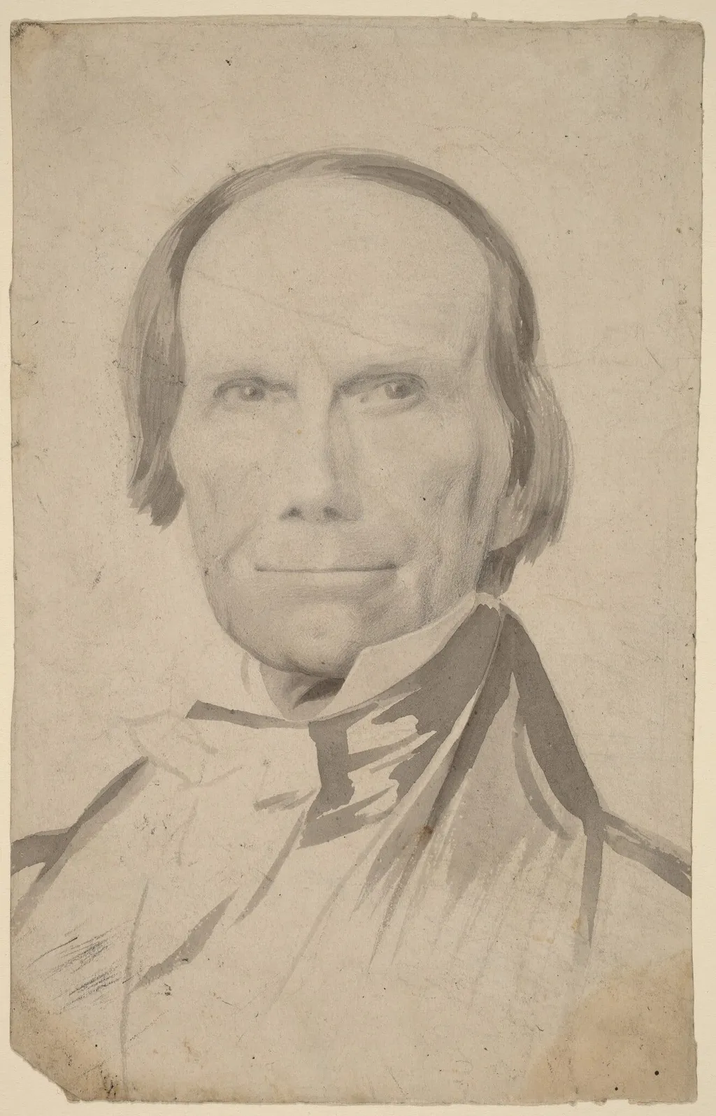 Henry Clay, by Charles Wesley Jarvis, graphite, 1840