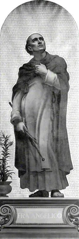 Fra Angelico (c.1395–1455) (design for a mosaic in the Victoria and Albert Museum), by Charles West Cope