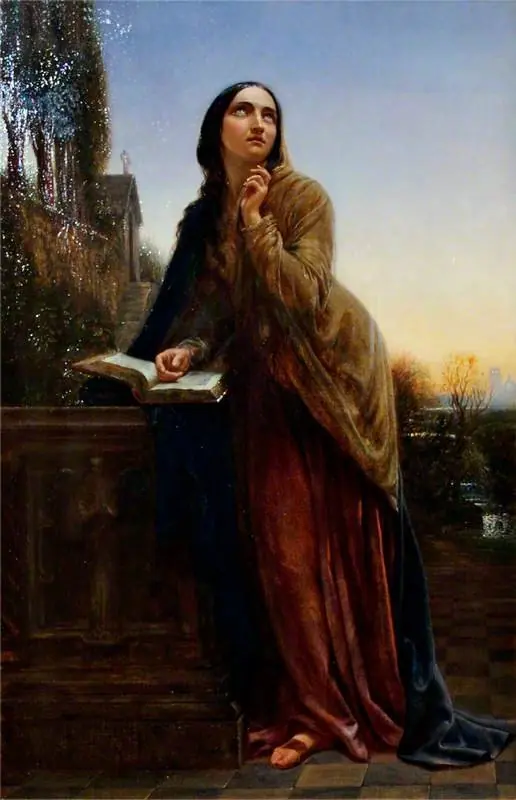 Il penseroso, by Charles West Cope