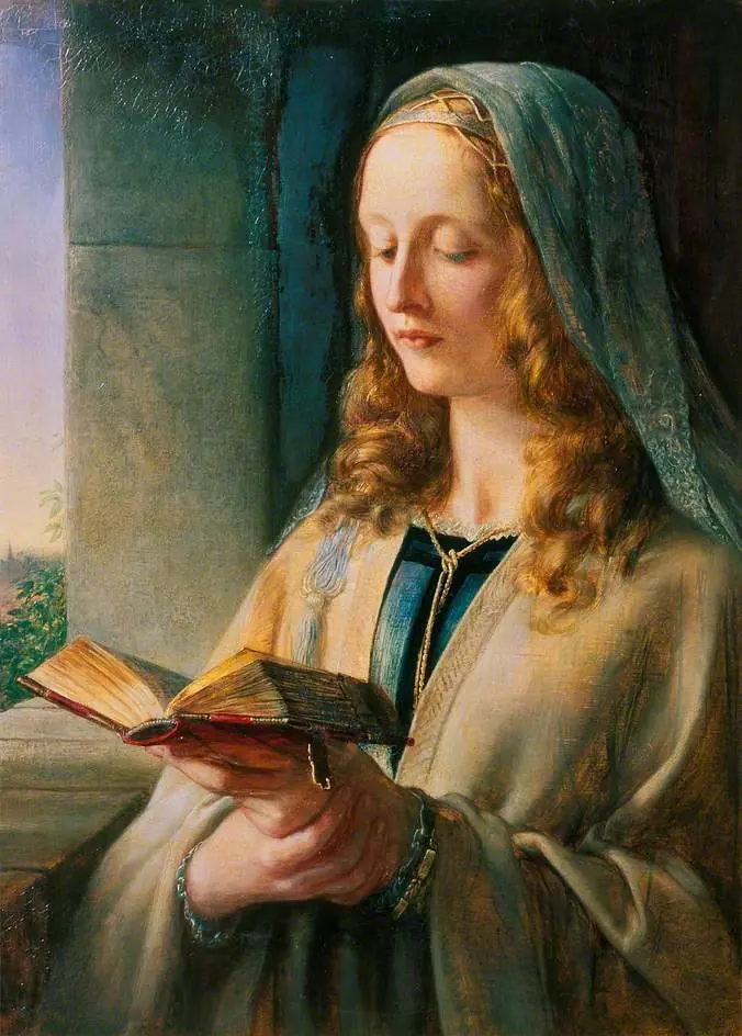 Maiden Meditation, by Charles West Cope