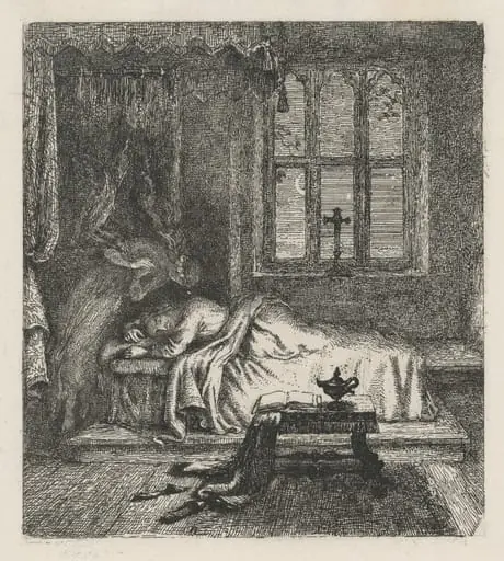 Milton's Dream of His Deceased Wife, by Charles West Cope
