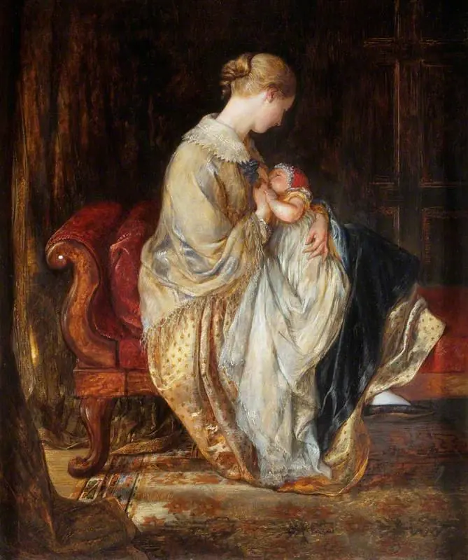 The Young Mother, by Charles West Cope