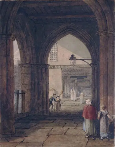 View in the Rows, Chester, by Charles Wild