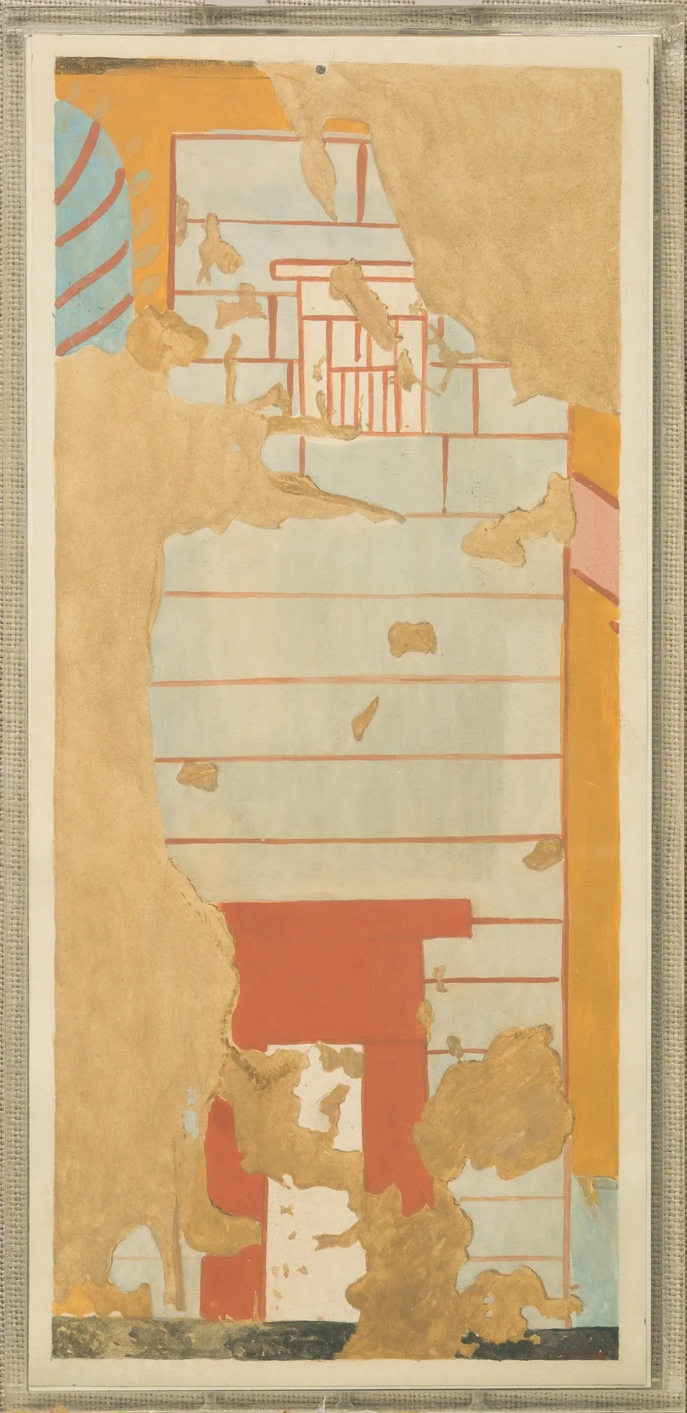 Facade of a House, Tomb of Djehutynefer, by Charles Wilkinson, unspecified