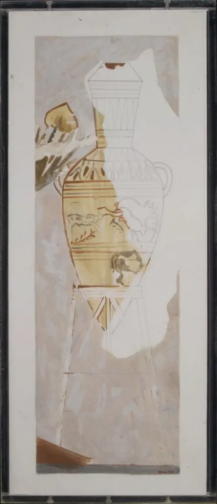 Jar and Stand, Tomb of Nakht, by Charles Wilkinson