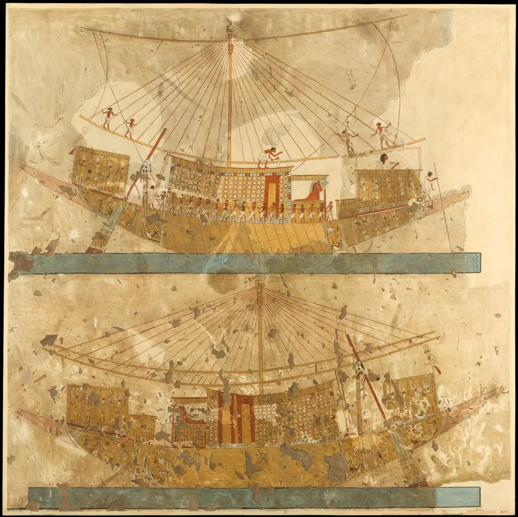 The Viceroy's Boat, Tomb of Huy, by Charles Wilkinson