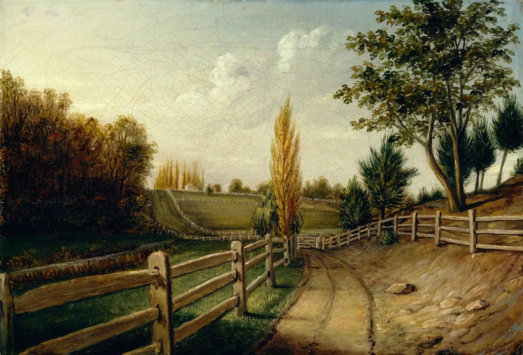 Belfield Farm, by Charles Willson Peale, oil, 1816