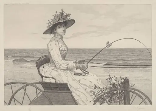 Untitled (Woman in a Carriage), by Charles X. Harris