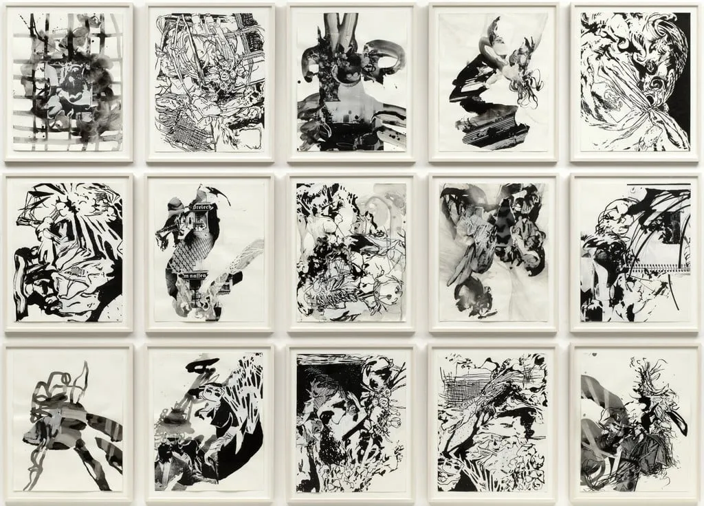 Untitled, by Charline von Heyl, ink, 2003