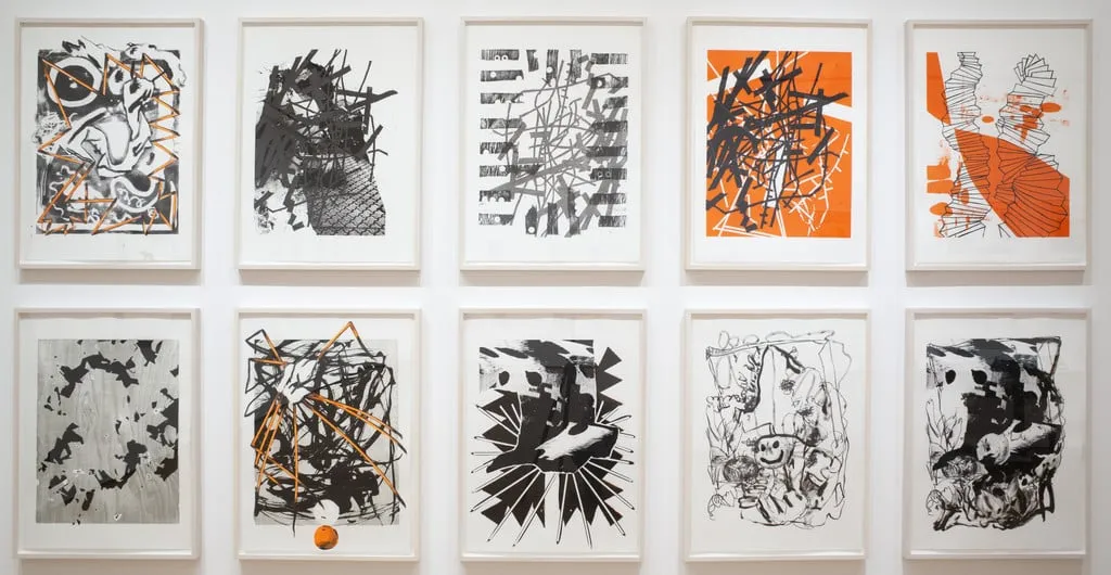 Untitled, by Charline von Heyl, acrylic, 2007