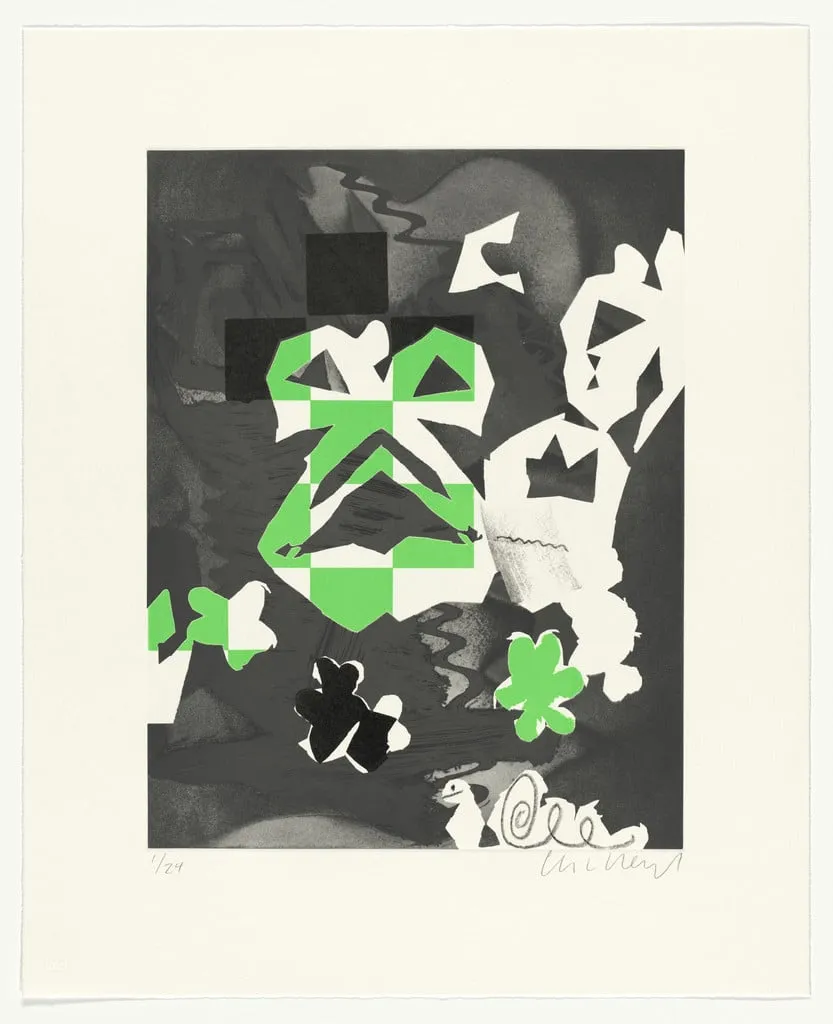 Untitled, by Charline von Heyl, ink, 2020