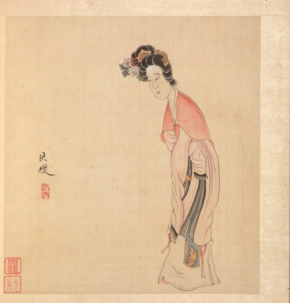 Paintings after Ancient Masters: A Lady, by Chen Hongshou