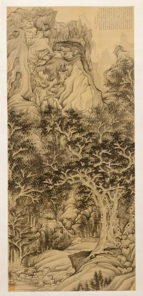 The Mountain of Five Cataracts, by Chen Hongshou