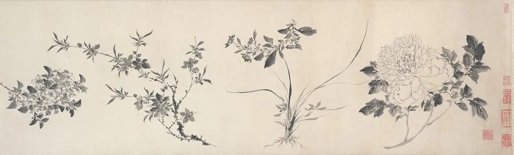 Flowers of the Four Seasons, by Chen Jiayan