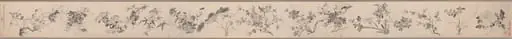 Flowers of the Four Seasons 四季花卉圖, by Chen Jiayan