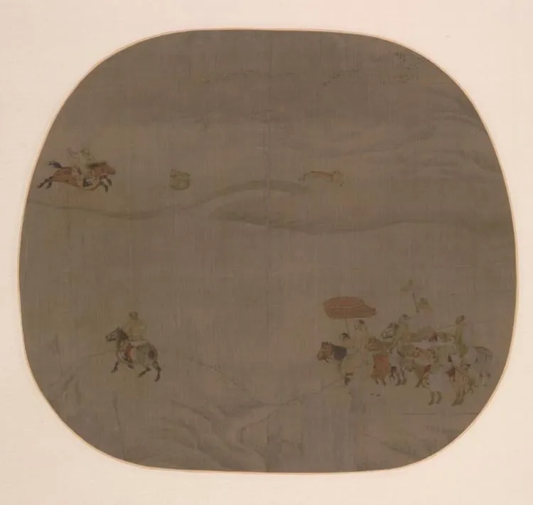 The Autumn Hunt, by Chen Juzhong, unspecified, 1202