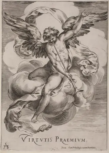 An Allegorical Figure: Virtutis Praemium, by Cherubino Alberti