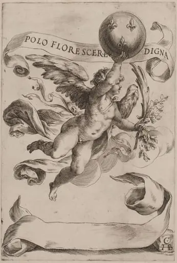 Genius with the Medici Coat-of-Arms, by Cherubino Alberti