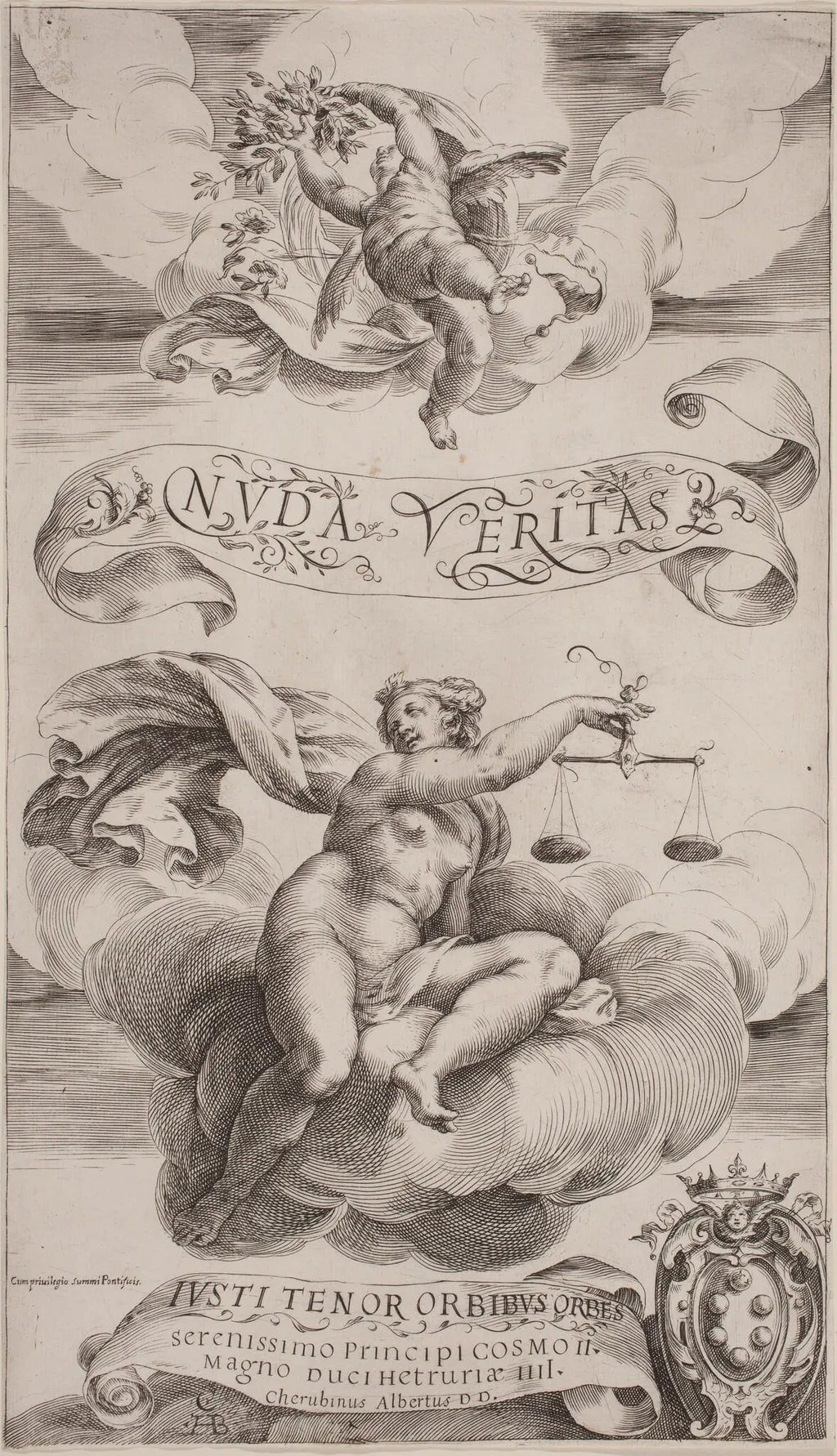 Truth and Justice, by Cherubino Alberti, ink, 1584