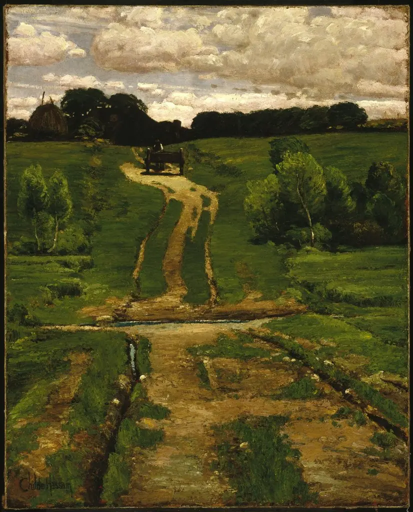 A Back Road, by Childe Hassam