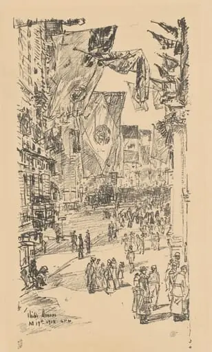 Avenue of the Allies, by Childe Hassam